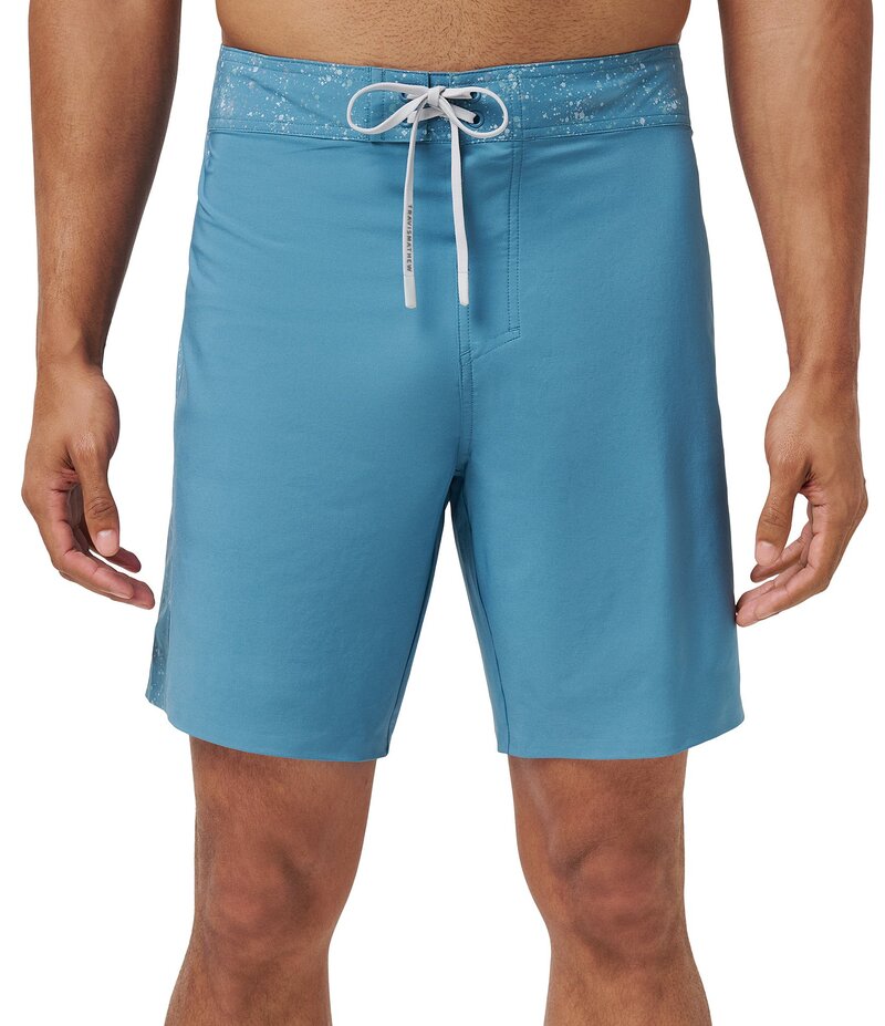 【送料無料】 トラビスマヒュー メンズ ハーフパンツ・ショーツ ボトムス Under The Sun 7 Inseam Boardshorts Captains Blue