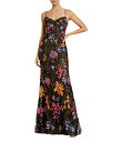 【送料無料】 マックダガル レディース ワンピース トップス Sweetheart Neck Sleeveless Floral Sequin Embroide...