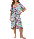 【送料無料】 ラブランカ レディース ワンピース トップス Tropi-Flage Front Twist High-Low Midi Swim Cover-U...