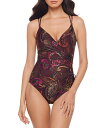 【送料無料】 マジックスーツ レディース ワンピース トップス Empress Celeste V-Neck Underwire Bra Shirred Surplice One Piece Swimsuit Multi(4)