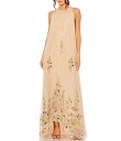 【送料無料】 マックダガル レディース ワンピース トップス Halter Neck Sleeveless Hi-Low Embellished Hem Chi...