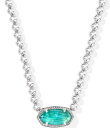 【送料無料】 ケンドラスコット レディース ネックレス・チョーカー アクセサリー Elisa Beaded Short Pendant Necklace Sil...