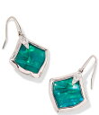 【送料無料】 ケンドラスコット レディース ピアス・イヤリング アクセサリー Joelle Drop Earrings Rhodium Bright Aqua Illusion