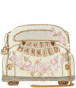 【送料無料】 メリーフランセス レディース ショルダーバッグ バッグ Just Married Beaded Car Crossbody Bag White
