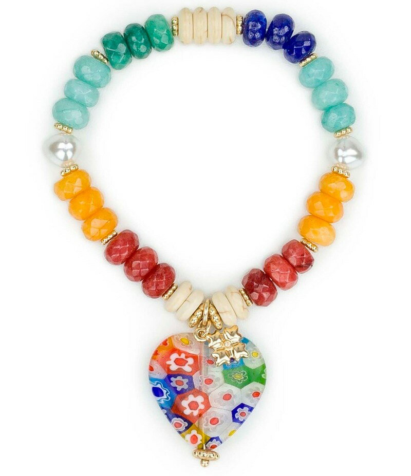 【送料無料】 パトリシアナシュ レディース ブレスレット・バングル・アンクレット アクセサリー Heart Stretch Bracelet Matte Gold