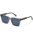 【送料無料】 クエイ レディース サングラス・アイウェア アクセサリー Quay Unisex Recap 46mm Square Sunglasses Grey/Navy
