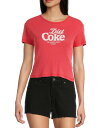 【送料無料】 ランドリールーム レディース シャツ トップス Short Sleeve Diet Coke Baby T-Shirt Red