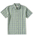 【送料無料】 マーモット メンズ シャツ トップス Eldridge Plaid Short Sleeve Woven Shirt Agate Green