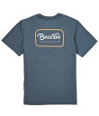 【送料無料】 ブリクストン メンズ シャツ トップス Grade Short Sleeve Graphic T-Shirt Basalt/White/Washed Copper(4)