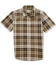 【送料無料】 マーモット メンズ シャツ トップス Air Exchange SolarShield Novelty Plaid Short Sleeve Woven Shirt Hickory Nut