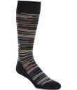 【送料無料】 ムラノ メンズ 靴下 アンダーウェア Broken Stripe Crew Length Socks Navy
