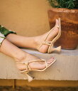 【送料無料】 アントニオ メラーニ レディース ヒール シューズ x M.G. Style Harlan Leather Slingback Block Hee...