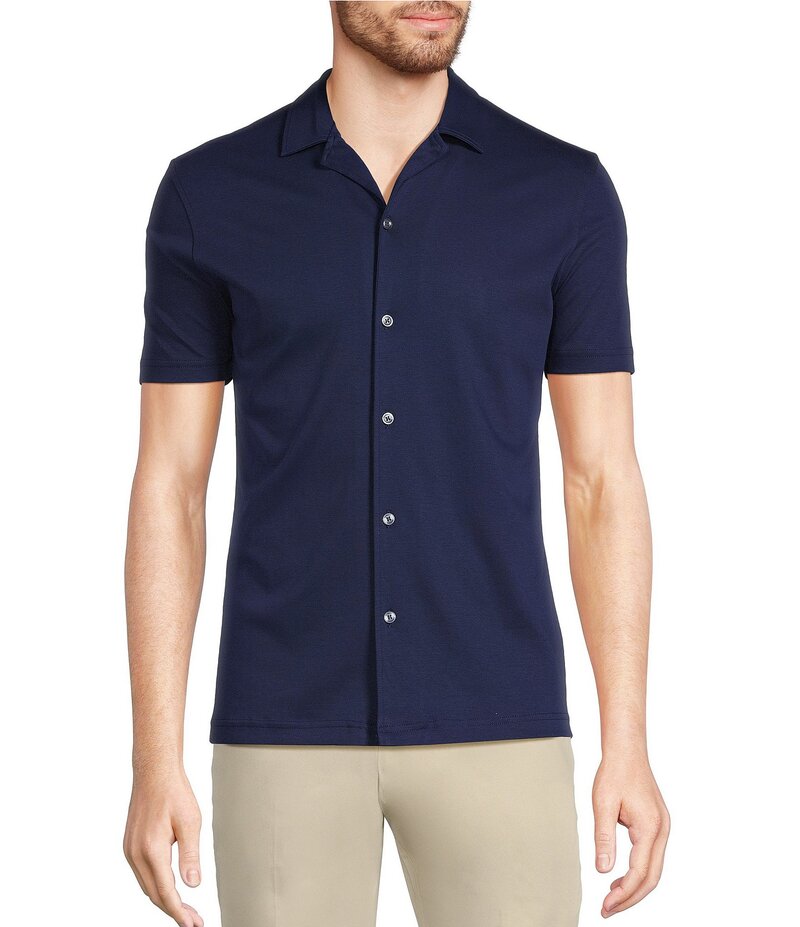 ムラノ メンズ トップス シャツ スリムフィット コート Murano Liquid Luxury Slim Fit Solid Coatfron..