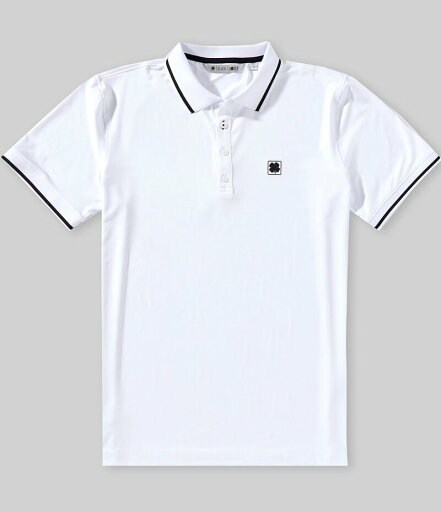 【送料無料】 ブラック クローバー メンズ シャツ トップス Lincoln Short Sleeve Polo Shirt White 【送料無料】 ブラック クローバー メンズ シャツ トップス Lincoln Short Sleeve Polo Shirt White