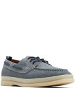 【送料無料】 テッドベーカー メンズ スリッポン・ローファー シューズ Men's Cromer Suede Boat Shoes Grey