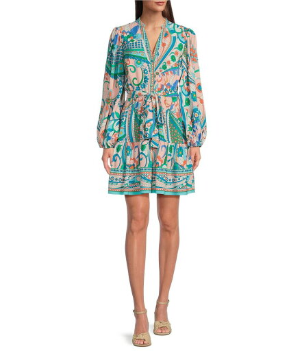 【送料無料】 アドリアナ パペル レディース シャツ トップス Adrianna by Adrianna Papell Abstract Printed Surplice V-Neck Long Sleeve Dress Peach Multi 【送料無料】 アドリアナ パペル レディース シャツ トップス Adrianna by Adrianna Papell Abstract Printed Surplice V-Neck Long Sleeve Dress Peach Multi