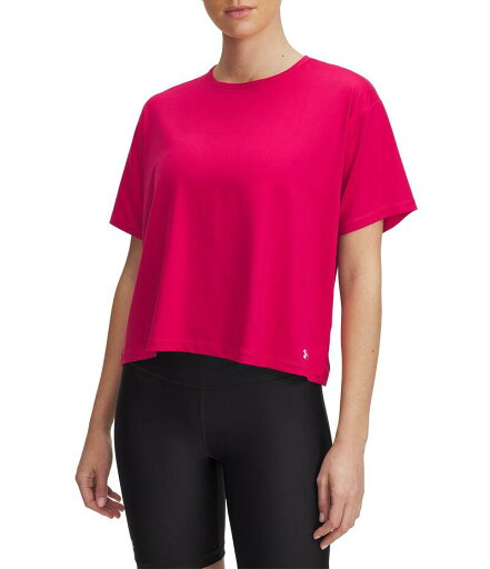 【送料無料】 アンダーアーマー レディース シャツ トップス Solid 4-Way Stretch Motion Crew Neck Short Sleeve Relaxed Fit Tee Shaded Fuchsia 【送料無料】 アンダーアーマー レディース シャツ トップス Solid 4-Way Stretch Motion Crew Neck Short Sleeve Relaxed Fit Tee Shaded Fuchsia