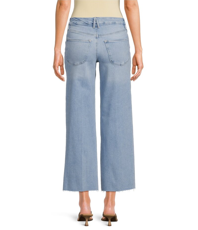 【送料無料】 グッドアメリカン レディース デニムパンツ ボトムス Good Waist Palazzo Light Compression High Rise Crop Jeans Indigo862