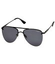 【送料無料】 ルスペックス レディース サングラス・アイウェア アクセサリー The Prince Aviator Sunglasses Matte Black