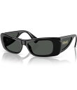 【送料無料】 ヴェルサーチ レディース サングラス・アイウェア アクセサリー Women's VE4481 54mm Pillow Sunglasses Bla...