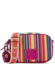 【送料無料】 カートジェイガーロンドン レディース ショルダーバッグ バッグ Small Southbank Striped Camera Bag Pink