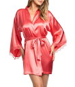 【送料無料】 インブルーム レディース ナイトウェア アンダーウェア Scallop Lace 3/4 Kimono Sleeve Shawl Collar S...