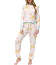 【送料無料】 ハニーデュー レディース ナイトウェア アンダーウェア Star Seeker Lounge Knit Sunrise Palm Print To...