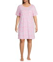 【送料無料】 スリープ センス レディース ナイトウェア アンダーウェア Plus Size Summer Shell Short Sleeve Crew Ne...