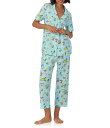 【送料無料】 ベッドヘッド レディース ナイトウェア アンダーウェア Surfside Snoopy Printed Short Sleeve Notch Co...