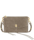 【送料無料】 レベッカミンコフ レディース ショルダーバッグ バッグ Darren Suede Shoulder Bag Clay