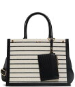 【送料無料】 アルド レディース ハンドバッグ バッグ Daspias Striped Canvas Satchel Bag Black Combo