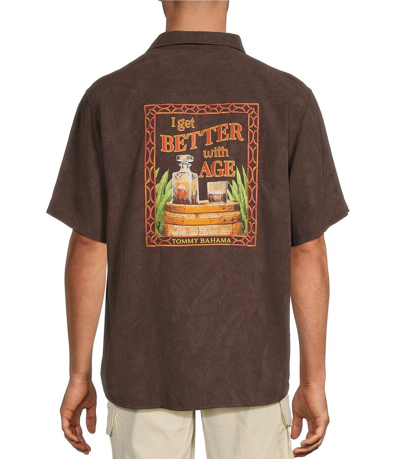 トッミーバハマ メンズ トップス シャツ Tommy Bahama I Get Better With Age Short Sleeve Woven Shir..