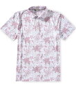 【送料無料】 ブラック クローバー メンズ シャツ トップス Black Clover Calypso Short Sleeve Polo Shirt Cosmic Pink