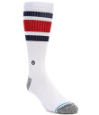 【送料無料】 スタンス メンズ 靴下 アンダーウェア Big & Tall Boyd St Striped Crew Socks Blue
