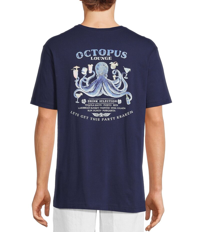 ̵ ӥ   ȥåץ Octopus Party Short Sleeve Graphic T-Shirt M...