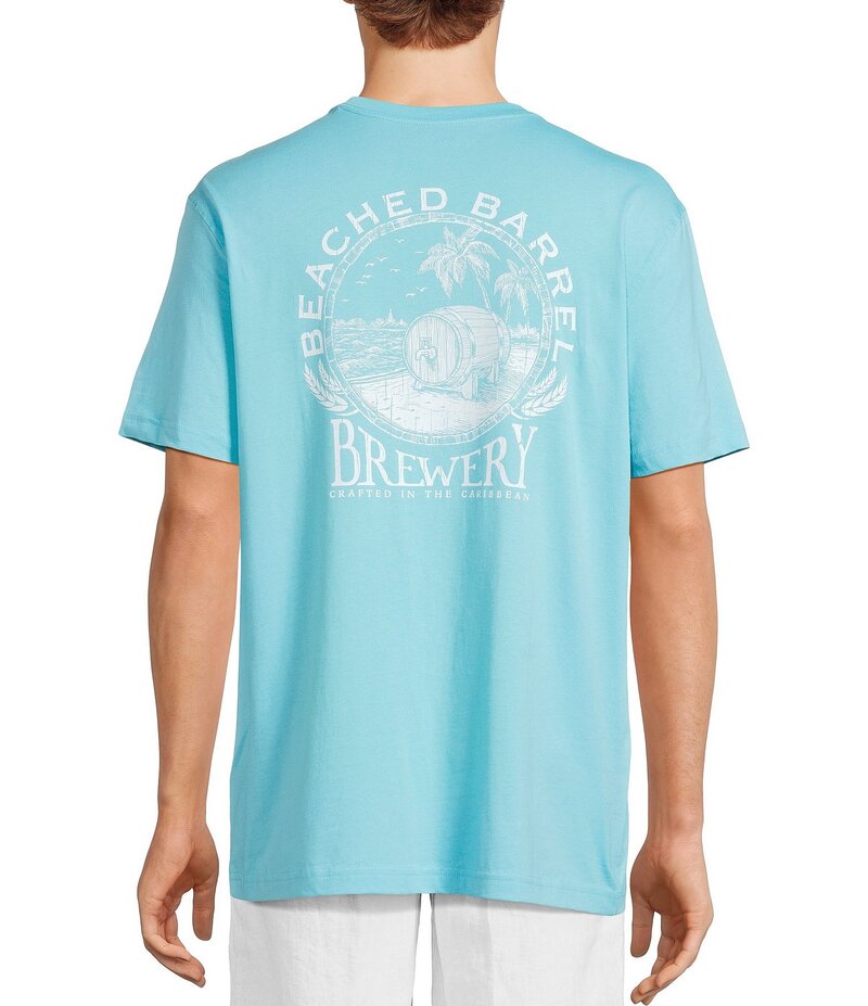 ̵ ӥ   ȥåץ Big & Tall Beach Barrel Short Sleeve Graphic...
