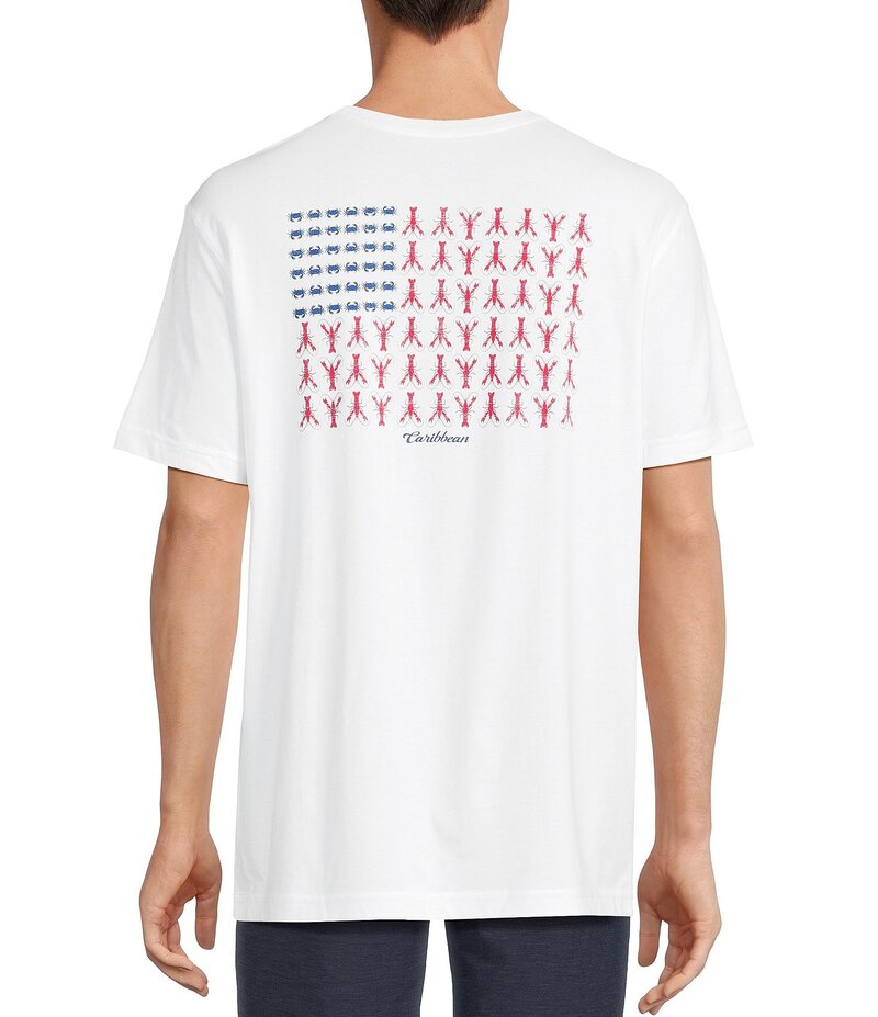 ̵ ӥ   ȥåץ Big & Tall Crustacean Flag Short Sleeve Grap...
