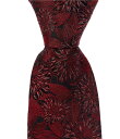 【送料無料】 ムラノ メンズ ネクタイ アクセサリー Thomas Flower Burst 3 1/8 Silk Tie Red