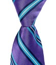 【送料無料】 テッドベーカー メンズ ネクタイ アクセサリー Brokesley Satin Stripe 3 1/8 Silk Tie Lavender