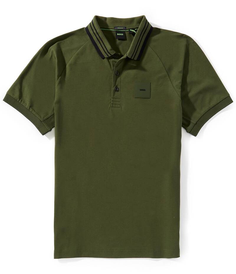 ̵ ҥ塼ܥ   ȥåץ BOSS Paddy Rib Stretch Short Sleeve Polo Sh...