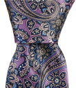 【送料無料】 ヒッキーフリーマン メンズ ネクタイ アクセサリー Printed Flower 3 1/4 Woven Silk Tie Lavender