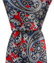【送料無料】 ヒッキーフリーマン メンズ ネクタイ アクセサリー Printed Flower 3 1/4 Woven Silk Tie Red
