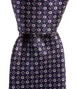【送料無料】 ヒッキーフリーマン メンズ ネクタイ アクセサリー Connected Links 3 1/4 Woven Silk Tie Purple