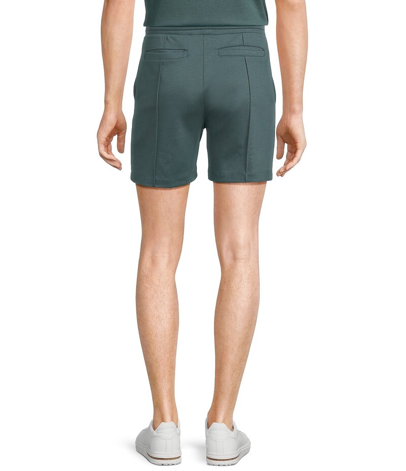 【送料無料】 ムラノ メンズ ハーフパンツ・ショーツ ボトムス Liquid Luxury Pintuck Neoprene Knit 5.5 Inseam Shorts Antique Teal