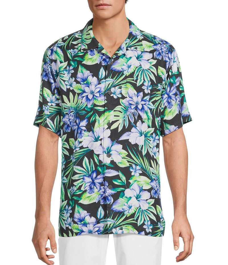 ̵ ȥåߡХϥ   ȥåץ Garden Grotto Short Sleeve Woven Camp Shir...