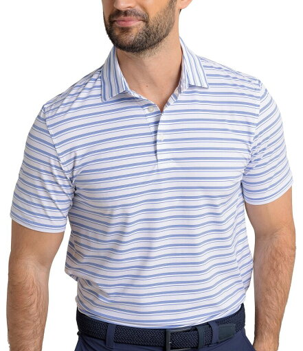 【送料無料】 サウザーンタイド メンズ シャツ トップス Brrr-Eeze Pearl Cove Stripe Short Sleeve Polo Shirt Classic White 【送料無料】 サウザーンタイド メンズ シャツ トップス Brrr-Eeze Pearl Cove Stripe Short Sleeve Polo Shirt Classic White