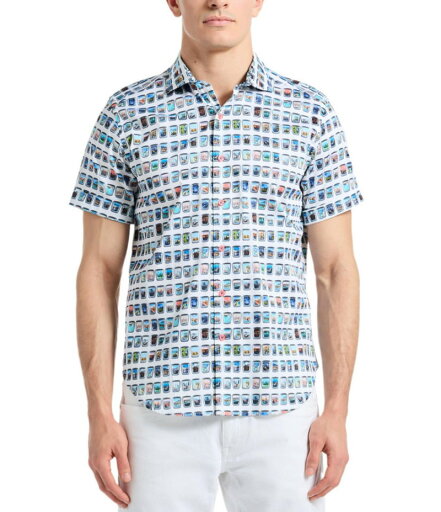 【送料無料】 ロバートグラハム メンズ シャツ トップス Paradise Portal Stretch Short Sleeve Woven Shirt Multi 【送料無料】 ロバートグラハム メンズ シャツ トップス Paradise Portal Stretch Short Sleeve Woven Shirt Multi