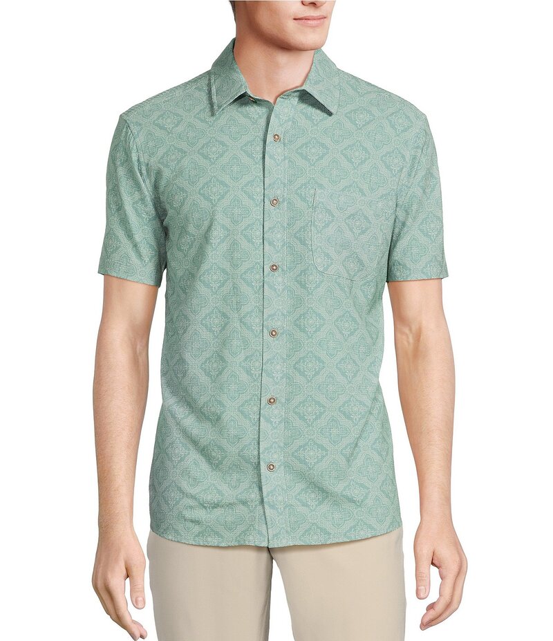 ̵ 饦   ȥåץ Performance Rec + Relax Short Sleeve Medallion...