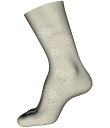 【送料無料】 ヒューゴボス メンズ 靴下 アンダーウェア Tonal Floral Crew Dress Socks Light Beige(4)