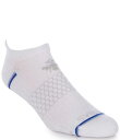 【送料無料】 ボンバス メンズ 靴下 アンダーウェア Border-Stripe Golf Airflow Ankle Socks White/Lapis Bl...